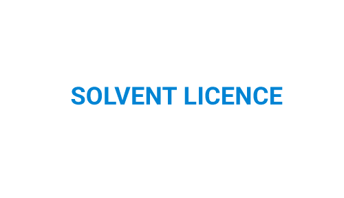 Solvent Licence